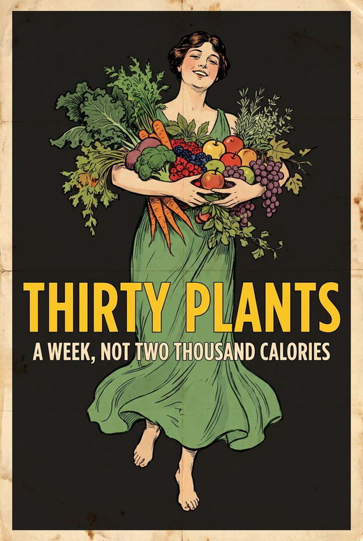 Poster for the food issues of The Renewal